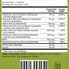 B-Complex-50 (200 veggie caps)-1829