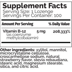 Vitamin B-12 Supplement Facts