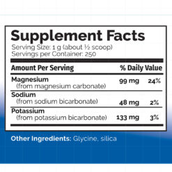 pH Adjust Supplement Facts