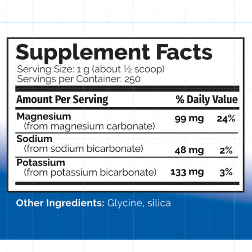 pH Adjust Supplement Facts