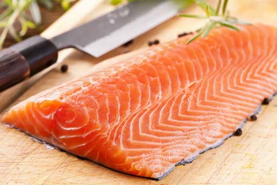 Salmon is a good source of Vitamin B12